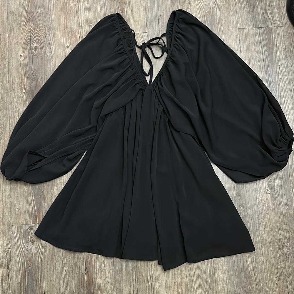 Fashion Nova V Neck Flowy Dress
